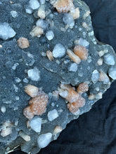 Load image into Gallery viewer, XX-Large Blue Chalcedony with Stilbite & Apophyllite Cluster AP473