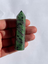 Load image into Gallery viewer, Ruby in Zoisite Generator/Tower Natural Crystal T231