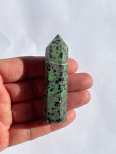 Load image into Gallery viewer, Ruby in Zoisite Generator/Tower Natural Crystal T232
