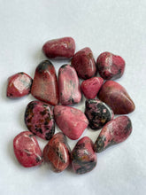 Load image into Gallery viewer, Rhodonite Tumbled Stones TB067 x 1