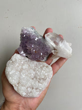 Load image into Gallery viewer, Crystal kit (pack of 3) Amethyst, Pink Apophyllite, Himalayan Quartz K214