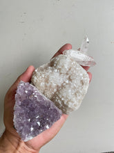 Load image into Gallery viewer, Crystal kit (pack of 3) Amethyst, Pink Apophyllite, Himalayan Quartz K215