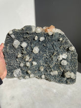 Load image into Gallery viewer, Large Blue Chalcedony & Apophyllite Cluster AP695