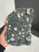 Load image into Gallery viewer, Large Blue Chalcedony & Apophyllite Cluster AP695