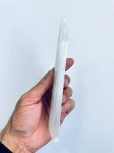 Load image into Gallery viewer, Selenite Flat Point/Wand Crystal (20cm) SN017 x 1