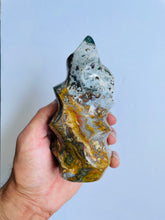 Load image into Gallery viewer, Ocean Jasper Flame Crystal OJ519