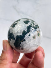 Load image into Gallery viewer, Moss Agate Crystal Sphere S156