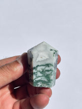 Load image into Gallery viewer, Moss Agate Cupcake Tower  High Grade T722