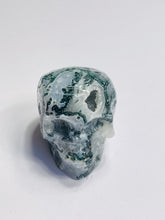 Load image into Gallery viewer, Moss Agate Crystal  Skull  S096
