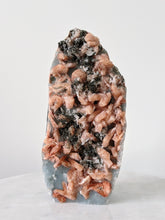 Load image into Gallery viewer, Chalcedony & Stilbite Geode Free Standing AP038 - Crystal King Australia