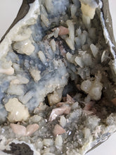 Load image into Gallery viewer, Large Chalcedony+ Heulandite Geode Crystal AP179