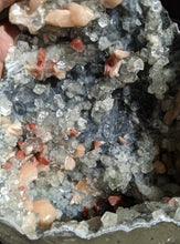 Load image into Gallery viewer, Large Apophyllite + Chalcedony+ Heulandite Geode Crystal AP177