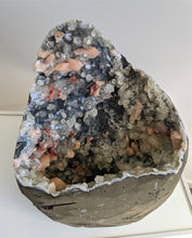 Load image into Gallery viewer, Large Apophyllite + Chalcedony+ Heulandite Geode Crystal AP177
