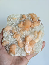 Load image into Gallery viewer, Chalcedony with Stilbite Crystal Cluster AP216