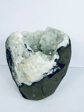 Load image into Gallery viewer, Apophyllite Geode Free Standing Crystal Cluster AP053 A