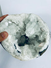Load image into Gallery viewer, Apophyllite Geode Free Standing Crystal Cluster AP053 A