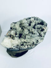 Load image into Gallery viewer, Apophyllite Geode Free Standing Crystal Cluster AP054 A