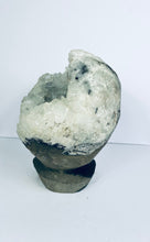 Load image into Gallery viewer, Apophyllite Geode Free Standing Crystal Cluster AP051 A