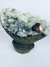 Load image into Gallery viewer, Apophyllite Geode Free Standing Crystal Cluster AP052 A