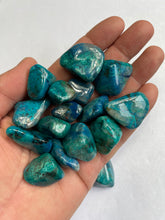 Load image into Gallery viewer, Chrysocolla Tumbled Stones TB072 x 1