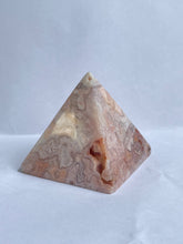 Load image into Gallery viewer, Pink Crazy Lace Agate Pyramid AG139