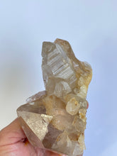 Load image into Gallery viewer, Cathedral Smokey Himalayan Natural Quartz Cluster Q256