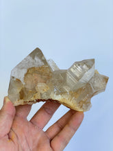 Load image into Gallery viewer, Cathedral Smokey Himalayan Natural Quartz Cluster Q256