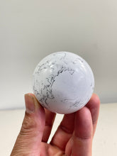 Load image into Gallery viewer, Howlite Crystal Sphere S150