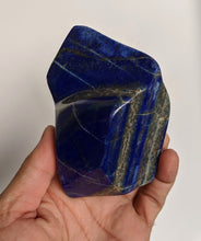 Load image into Gallery viewer, Lapis Lazuli Polished Specimen Mineral Rock 570g 110x80mm(High Grade) - Crystal King Australia