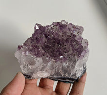 Load image into Gallery viewer, Amethyst Crystal cluster / Druze 80x60mm - Crystal King Australia