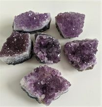 Load image into Gallery viewer, 1 x Amethyst Druze/Cluster Brazil Crystal/Rock/Mineral (60-80mm) - Crystal King Australia