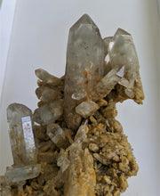 Load image into Gallery viewer, Green Phantom Quartz Cluster Natural Himalayan Crystal (150x80mm) - Crystal King Australia