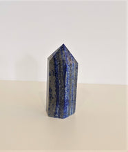 Load image into Gallery viewer, Lapis Lazuli Tower/Point Natural Crystal Large 110x50x42mm - Crystal King Australia