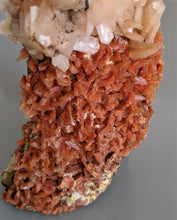 Load image into Gallery viewer, Red Heulandite with Stilbite Natural Crystal/Mineral 140x90mm - Crystal King Australia