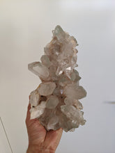Load image into Gallery viewer, Large Green Phantom Quartz Cluster Natural Himalayan Rare Crystal (270x140mm) - Crystal King Australia