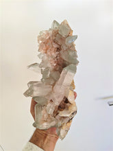 Load image into Gallery viewer, Large Green Phantom Quartz Cluster Natural Himalayan Rare Crystal (270x140mm) - Crystal King Australia