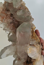 Load image into Gallery viewer, Large Green Phantom Quartz Cluster Natural Himalayan Rare Crystal (270x140mm) - Crystal King Australia