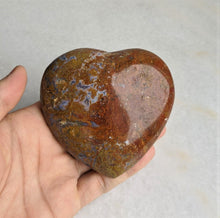 Load image into Gallery viewer, Ocean Jasper Heart Natural 100x95mm - Crystal King Australia