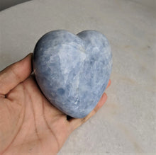 Load image into Gallery viewer, Blue Calcite Heart Natural 105x105mm - Crystal King Australia