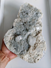 Load image into Gallery viewer, Chalcedony with Apophyllite Large Cluster Crystal 280x210mm - Crystal King Australia