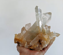 Load image into Gallery viewer, Green Phantom Quartz Cluster Natural Himalayan Crystal 200x200mm - High Grade - Crystal King Australia