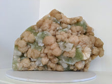 Load image into Gallery viewer, XX Large Green Apophyllite & Stilbite Free Standing Specimen (17kg) 33x32cm - Crystal King Australia