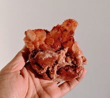 Load image into Gallery viewer, Red-Orange Stilbite Natural Crystal/Mineral 105x100mm - Crystal King Australia