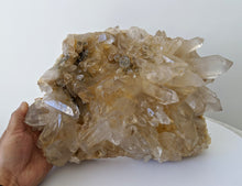 Load image into Gallery viewer, RARE Extra Large Golden Healer Himalayan Quartz Cluster Crystal 350x220mm - Crystal King Australia