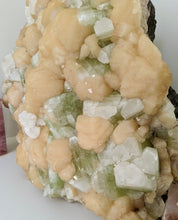 Load image into Gallery viewer, XX Large Green Apophyllite & Stilbite Free Standing Specimen (26kg) 38x38cm - Crystal King Australia