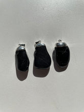 Load image into Gallery viewer, 1 x Black Tourmaline Crystal Pendant Natural PD031