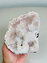 Load image into Gallery viewer, Pink Apophyllite Crystal Cluster AP304a