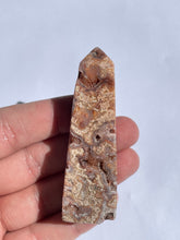 Load image into Gallery viewer, Pink Crazy Lace Agate Tower AG136