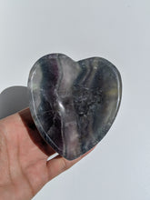 Load image into Gallery viewer, Rainbow Fluorite Crystal Heart Bowl P021