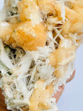 Load image into Gallery viewer, Scolecite with Stilbite Crystal Cluster AP042.